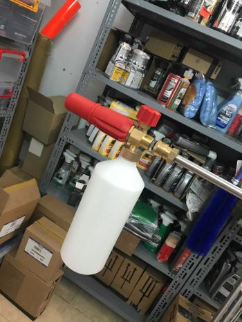 Bộ súng phun áp lực và bình dựng hóa chất tạo bọt tuyết Foam Lance 1lit