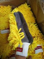 Găng tay rửa xe siêu mềm sợi Microfiber giữ bọt MaxShine Chenille Microfiber Wash Mitt Yellow 1120003Y