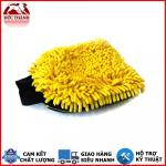 Găng tay rửa xe siêu mềm sợi Microfiber giữ bọt MaxShine Chenille Microfiber Wash Mitt Yellow 1120003Y