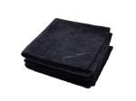 Khăn lau xe siêu mềm không viền màu đen Maxshine 40cmx40cm All Purpose Microfiber Cut edge Towel 1104040B