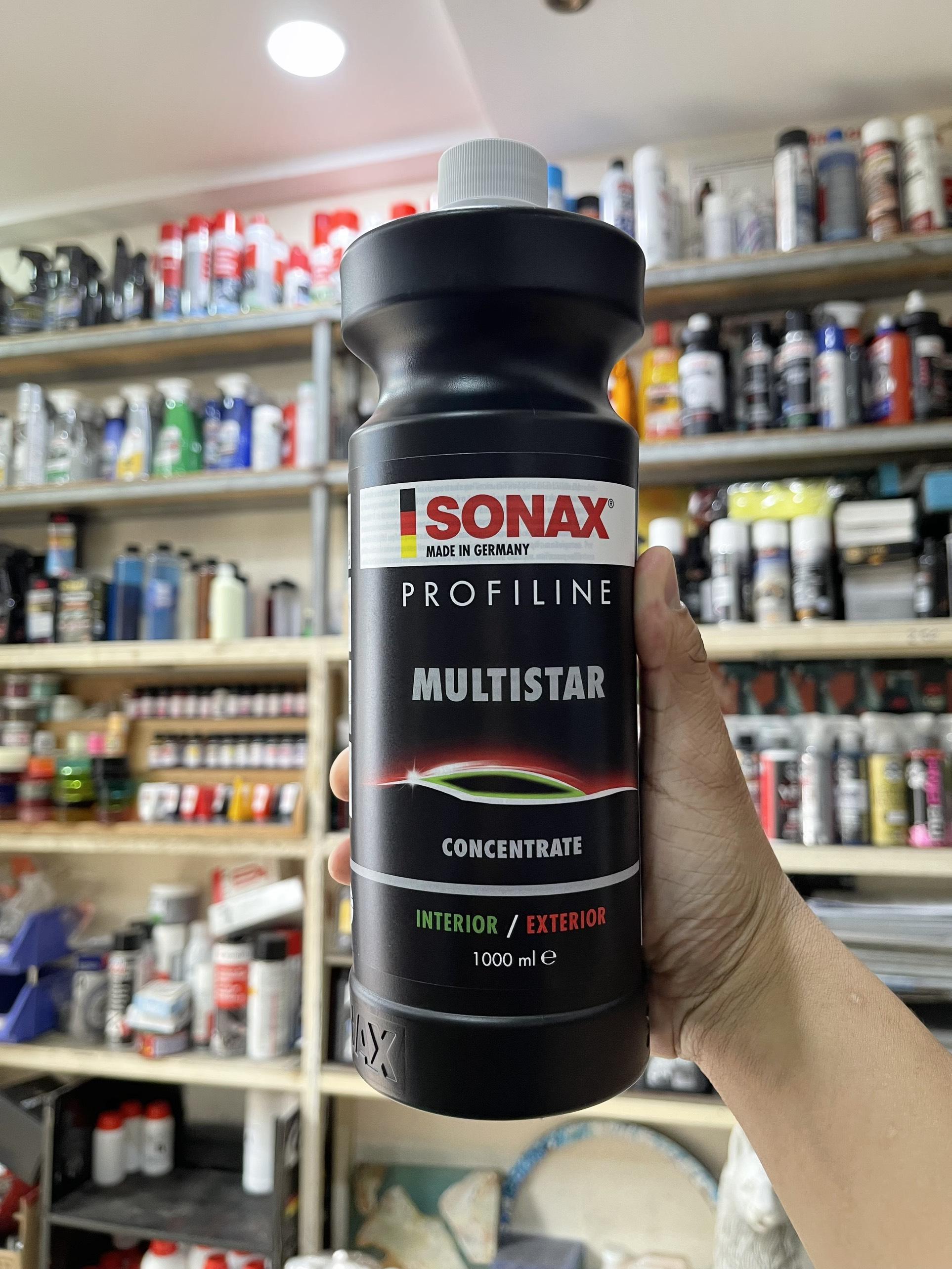 Shampoo làm sạch chất bẩn nặng đa năng trong và ngoài xe Sonax Multistar 6273410 1L