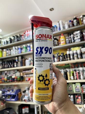 Dầu bảo quản bôi trơn chống gỉ và chống ăn mòn kim loại Sonax SX90 Plus 400ml 474400