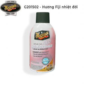 Khử mùi diệt khuẩn nội thất Meguiar's FIJI/AIR RE-FRESHE ODOR ELIMINATOR Hương Nhiệt Đới G201502 57g