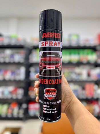 Chai Xịt Phủ Gầm Đen Ô Tô Mỹ ABRO Spray Undercoating 461g 