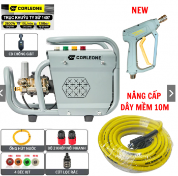 Máy Rửa Xe Gia Đình Áp Lực Corleone KLA G500 120Bar Hàng Nội Địa Trung