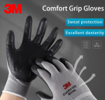 Găng tay bảo vệ cao cấp 3M Comfort Grip Gloves (Xám) size M, L, XL