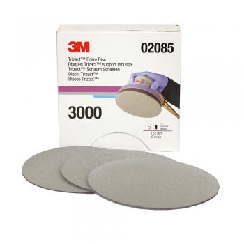 Hộp nhám đĩa siêu mịn 3M Trizact Hookit Foam Disc P3000 6in 15 tờ