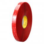 Băng keo 2 mặt 3M VHB 4910 trong suốt 20mmx33m (Đỏ)