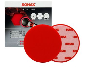 Phớt xốp đánh bóng bước 1 Sonax Polishing Sponge Red (hard) Pad 493100 160mm - Màu đỏ