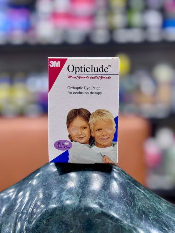 Hộp 20 miếng băng dán mắt 3M Opticlude Orthoptic Eye Patch Size Lớn 5.7cm x 8.2cm 1539/20