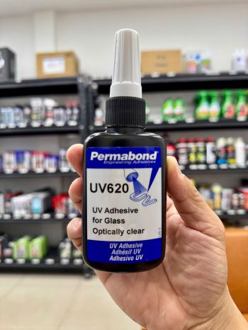 Keo UV dán kính, kim loại, mica siêu nhanh khô, độ bám dính cao Permabond UV620 50ml