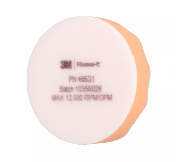 Phớt xốp đánh bóng hoàn thiện 3M Finesse-it 3 1/4in 82mm 46631 - màu cam