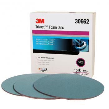 Giấy nhám đĩa 6in siêu mịn 3M Trizact Foam Disc P5000 30662 152mm