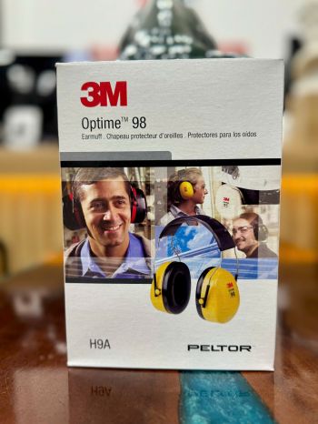 Chụp tai chống ồn, bảo hộ cao cấp 3M Optime TM 98 H9A Peltor Giảm Ồn 25 DB