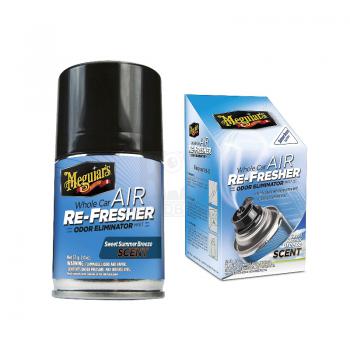 Khử mùi diệt khuẩn nội thất Meguiar's Whole Car Air Re-Fresher (Summer Breeze Scent) G16602 71g