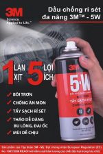 Chất tấy rửa, bôi trơn, chống rỉ sét 3M 5 Way