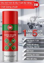 Chất tấy rửa, bôi trơn, chống rỉ sét 5W