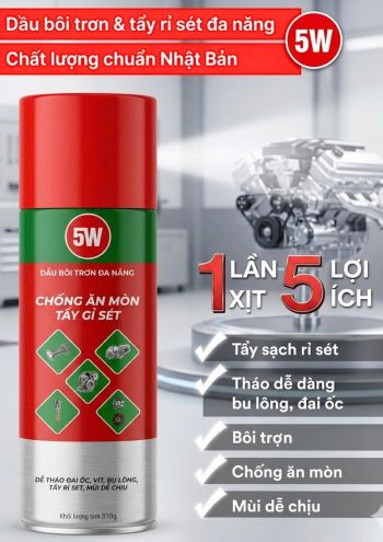  Chất tấy rửa, bôi trơn, chống rỉ sét 3M 5 Way