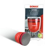 Phớt đất sét tẩy bụi sơn 3in - 75mm kèm dụng cụ cầm tay tiện dụng Sonax Clay Ball 419700