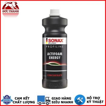 Nước rửa xe bọt tuyết nhiều bọt thơm mùi bò húc Sonax Profiline Actifoam Energy 618300 1 lit