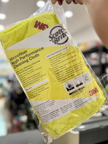 Bộ 25 khăn Microfiber High Performance mềm và an toàn cho bề mặt 3M Scotch Brite 36cm x 36cm