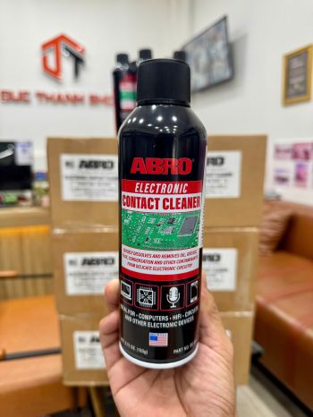 Chai xịt vệ sinh làm sạch bo mạch điện tử Abro USA Electronic Contact Cleaner 163g