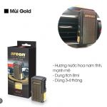 NƯỚC HOA AREON KẸP CỬA GIÓ XE Ô TÔ HƯƠNG GOLD (SANG TRỌNG, NAM TÍNH) AC01 8ML