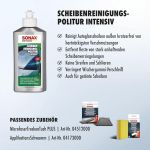 Dung Dịch Tẩy Ố Cặn Canxi, Làm Sạch Các Vết Bẩn Bám Trên Bề Mặt Kính Sonax Glass Polish intensive 337100 250ml