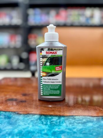 Dung Dịch Tẩy Ố Cặn Canxi, Làm Sạch Các Vết Bẩn Bám Trên Bề Mặt Kính Sonax Glass Polish intensive 337100 250ml