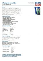 Phụ Gia Tăng Chỉ Số Xăng, Chuyên Dùng Cho Xăng E10 LIQUI MOLY E10 ADDITIV 21421 150ml
