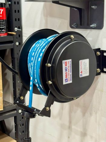 Khung Rulo Tự Động Rút Dùng Cho Máy Rửa Xe Áp Lực Cao Quấn Được Dây 15M Hàng Việt Nam