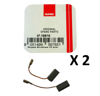 Bộ Chổi Than Máy Đánh Bóng RUPES 47.105/10 Cặp 2 Cái