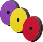 PHỚT ĐÁNH BÓNG 3IN BƯỚC 2 KOCH CHEMIE FINE CUT PAD MÀU VÀNG 76MM