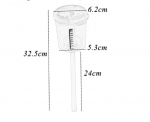 Cốc đong định lượng, cắm trực tiếp miệng chai KOCH CHEMIE ren phổ thông 28mm 10-100ml