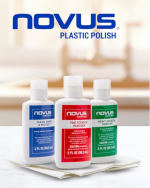 Novus #3 Repair & Prepare removes heavy scratches and abrasions from most acrylic surfaces.64oz(1.9lit)- Xóa vết sướt trên vật liệu acrylic