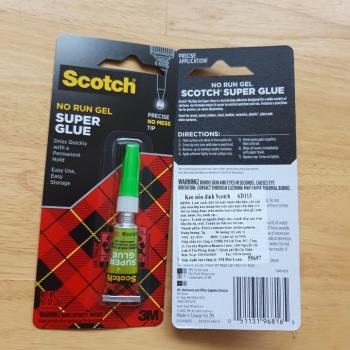 Keo dán đa năng nhanh khô 3M Scotch Super Glue AD113 2g