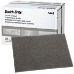 Bùi nhùi siêu mịn 3M Scotch Brite 7448 hộp 20 miếng 152mm x 228mm