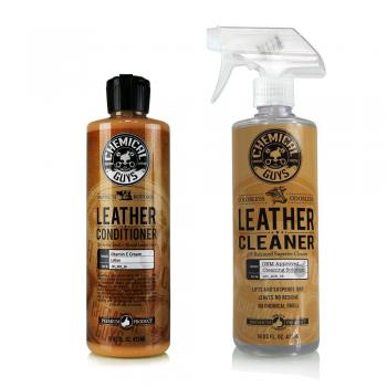 Bộ sản phẩm vệ sinh và bảo dưỡng da cao cấp Chemical Guys Leather Cleaner and Conditioner 16oz