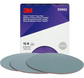 Giấy nhám đĩa 6in siêu mịn 3M Trizact Foam Disc P5000 30662 152mm