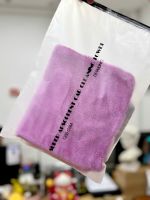 KHĂN MICROFIBER HÀNG OEM SIÊU THẤM NƯỚC 1200GSM 40CMX40CM XÁM/TÍM