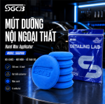 Bộ 6 mút tròn bôi wax cầm tay SGCB SGGD188 màu xanh, đường kính 105mm
